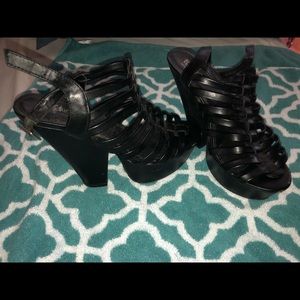 Mossimo Black strappy heels